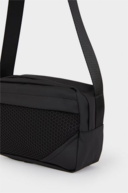 Man Faux Leather Crossbody Bag