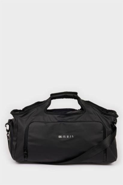 Faux Leather Sports And Travel Bag