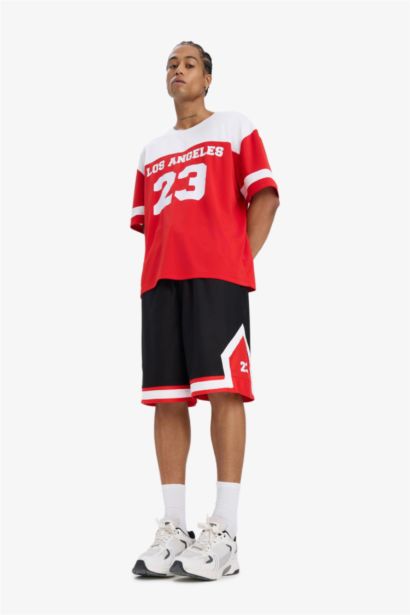 DeFactoFit Oversize Fit Sports Shorts