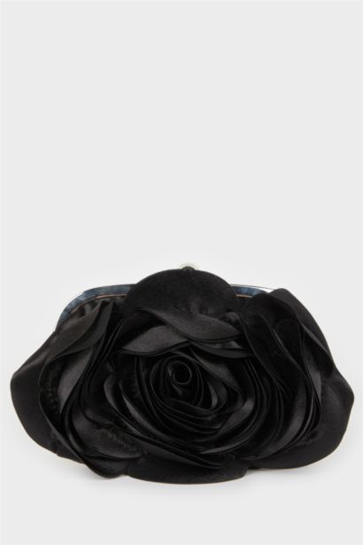 DCEY x DeFacto Kadın Saten Güllü El Çantası