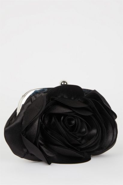 DCEY x DeFacto Kadın Saten Güllü El Çantası