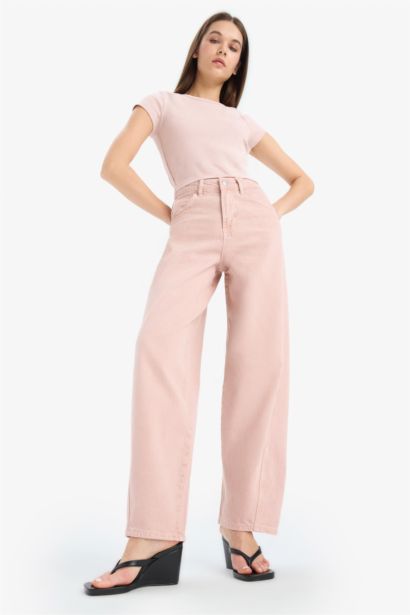 Normal Waist Baggy Fit Trousers