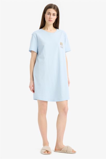 Regular Fit Crew Neck Looney Tunes Licensed Knitted Dress