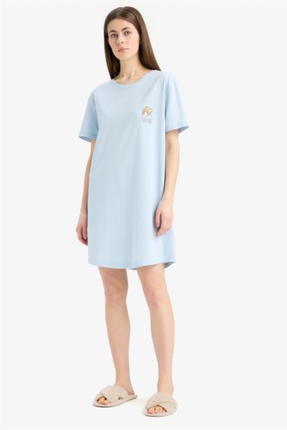 Regular Fit Crew Neck Looney Tunes Licensed Knitted Dress