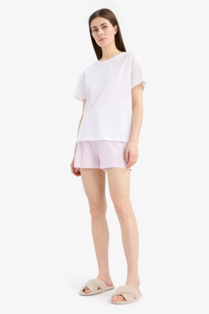 Fall in Love Regular Fit Short Sleeve 2 Piece Set