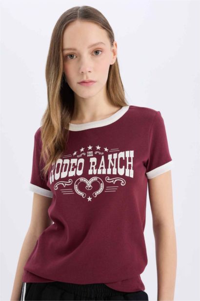 Regular Fit Ribana Short Sleeve T-Shirt