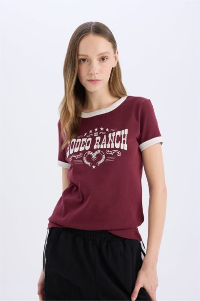 Regular Fit Ribana Short Sleeve T-Shirt