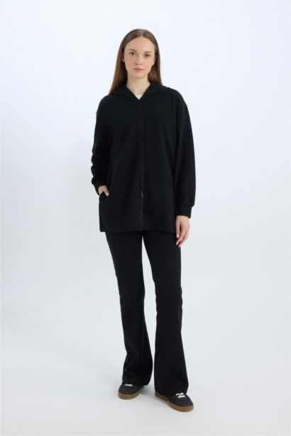 Wide Leg Geniş Paça Beli Lastikli Uzun Boy Pantolon