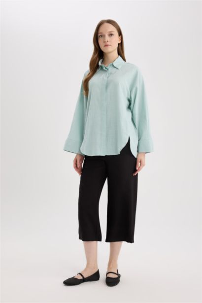 Pantacourt basique crop fit