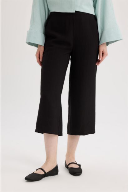 Pantacourt basique crop fit