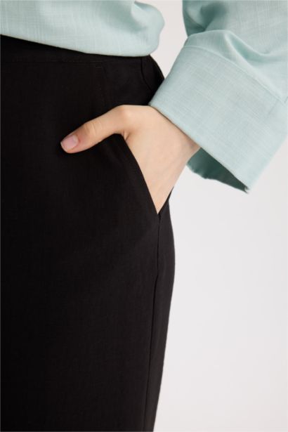 Pantacourt basique crop fit