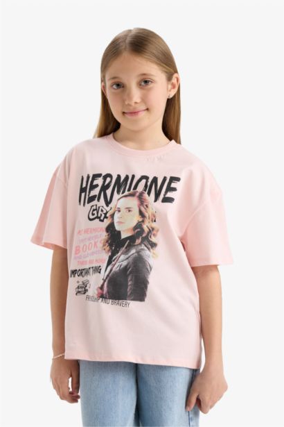 Girl Harry Potter Oversize Fit Crew Neck T-Shirt