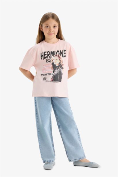 Girl Harry Potter Oversize Fit Crew Neck T-Shirt