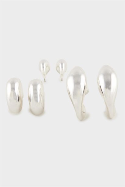 Woman 3 Piece Pearl Earrings