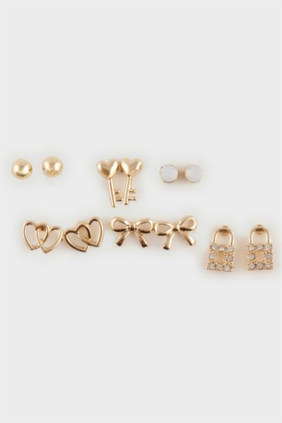 Lot de 6 Boucles d’oreilles dorées pour femme
