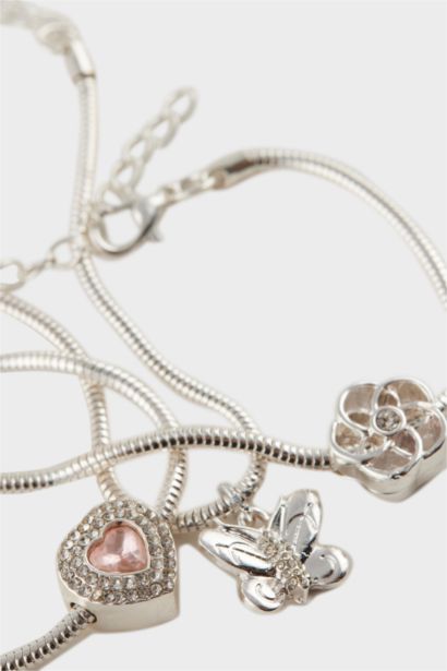 Woman 3 Piece Silver Bracelet