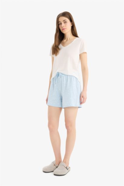 Fall in Love Regular Fit Pajama Shorts