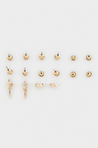 Woman Antique 6 Piece Silver Earrings