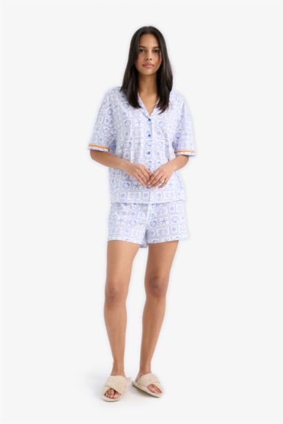 Regular Fit Short Sleeve 2 Piece Set