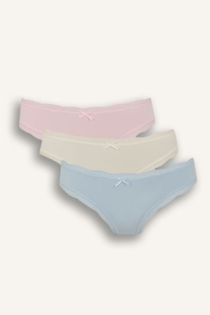 Dantel Detaylı Micro 3'lü Brazilian Külot