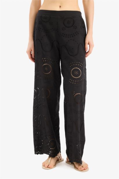 Regular Fit Brode Plaj Pantolonu