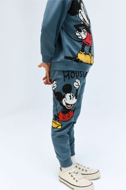 سروال رياضي أولاد قصة عادية بطبعة ميكي ماوس