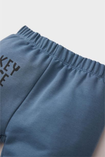 سروال رياضي أولاد قصة عادية بطبعة ميكي ماوس