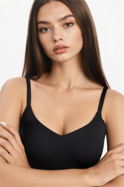 Fall in Love Removable Padded Black Bodysuit Corset