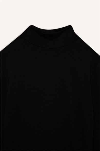 T-Shirt Slim à Manches Longues