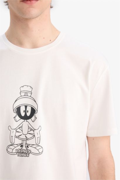 Regular Fit Looney Tunes Licensed Crew Neck Short Sleeve T-Shirt