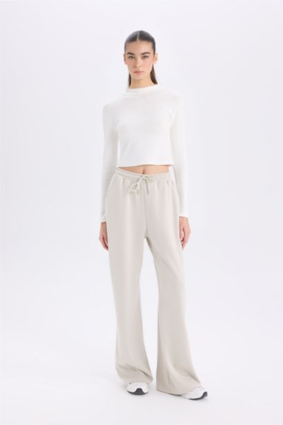 تي شيرت كم طويل نسيج مشروط سليم فيت