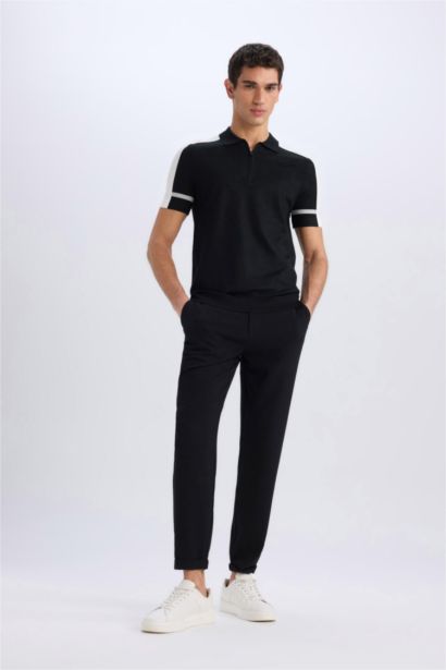 Zip-Up Leg Summer Joggers
