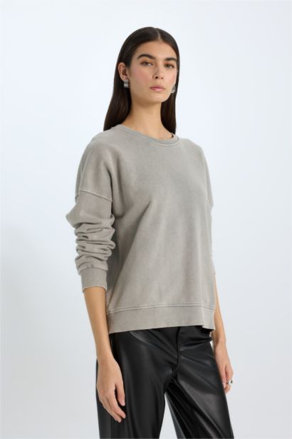 Sweatshirt Oversize Basique à col rond