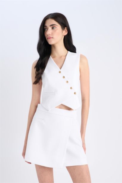 Укороченные Шорты с Высокой Талией