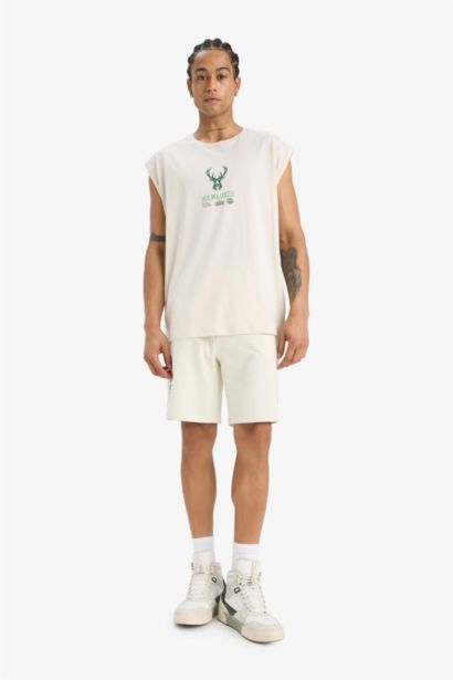 DeFactoFit NBA Milwaukee Bucks стандартный крой, короткие шорты