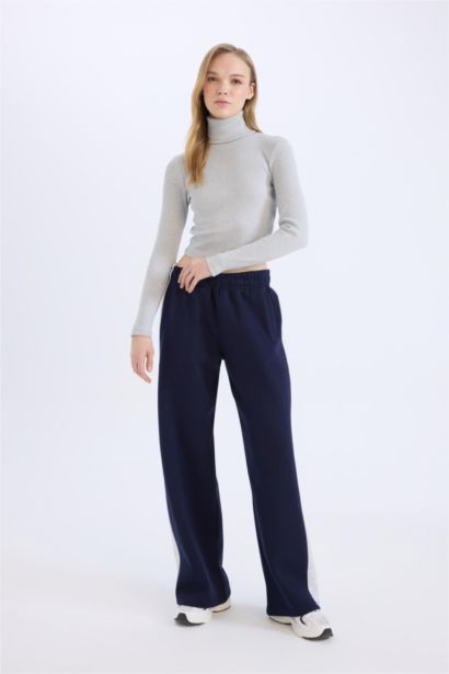 Kalın Eşofman Altı Beli Lastikli Basıc