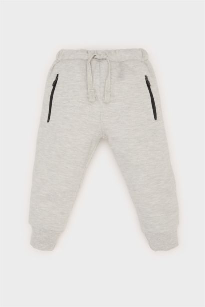 Baby Boy Elastic Waist Leg Pique Sweatpants