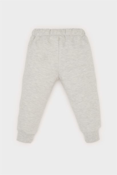 Baby Boy Elastic Waist Leg Pique Sweatpants