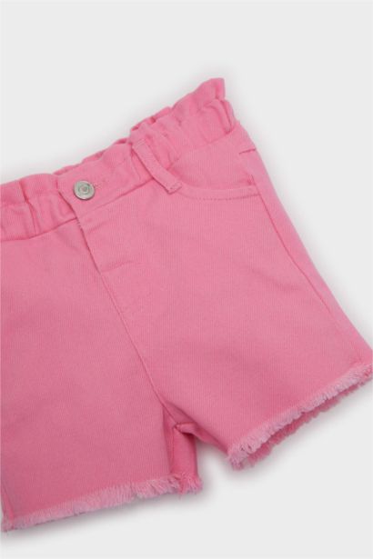 شورت بيبي بناتي بخصر بيبرباج