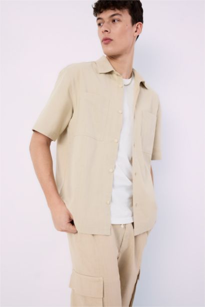 Relax Fit Summer Short Sleeve Shirt