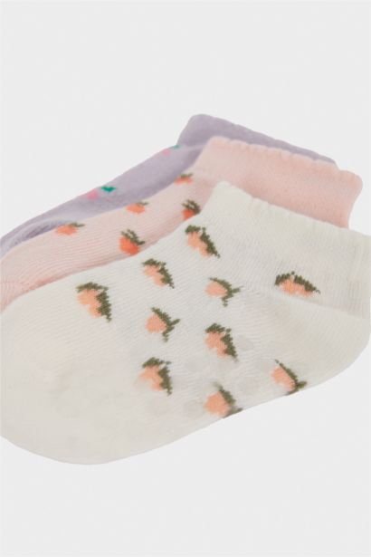 Baby Girl Flower 3 piece Short Socks