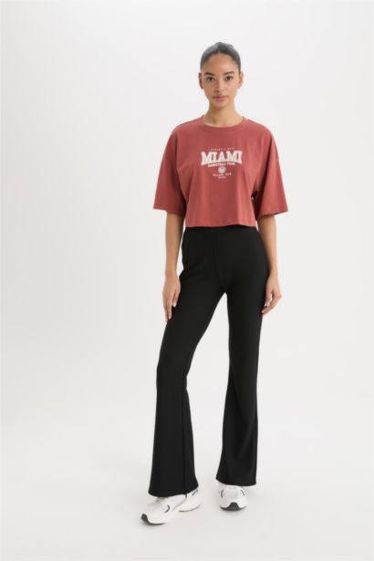 DeFactoFit Flare Fit Spanish Leg Standard Length Trousers