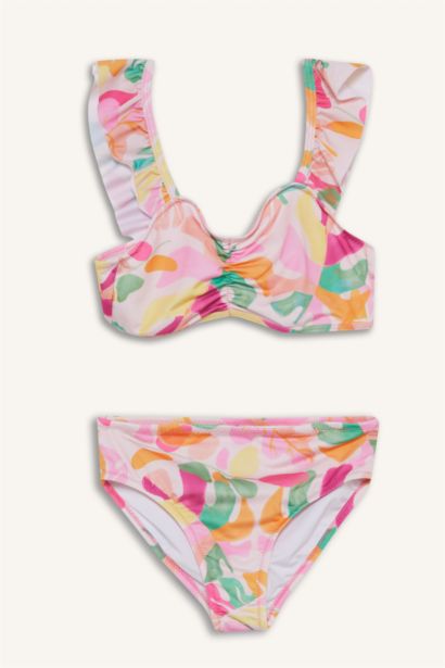 Girl Patterned Bikini Set