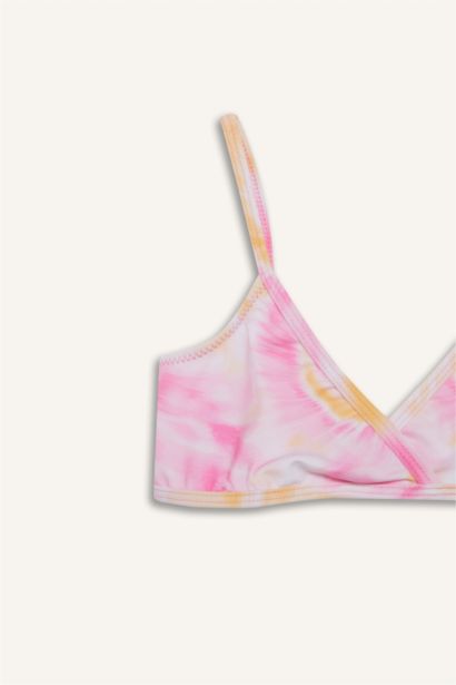 Girl Batik Patterned Bikini Set