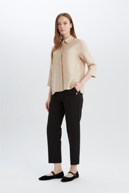 Regular Fit Basic Half Sleeve Shirt