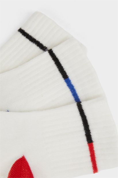 Мужские детские 3 пары длинных хлопковых носков с нескользящей подошвой