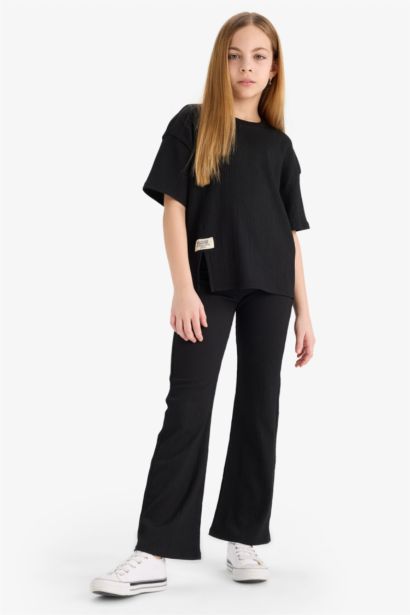 سيت بناتي تيشيرت وستريج برجل جارلس - قطعتين