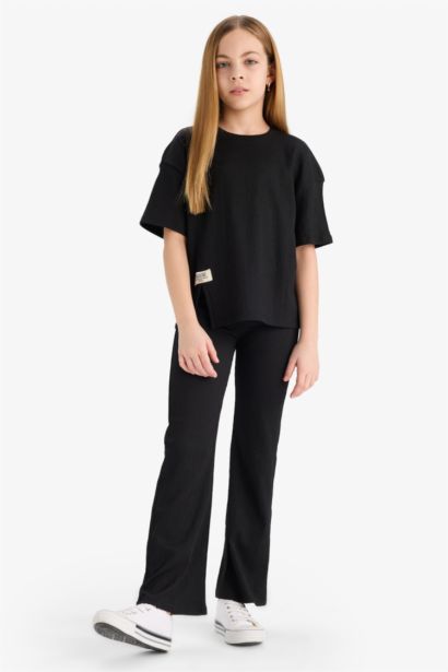 سيت بناتي تيشيرت وستريج برجل جارلس - قطعتين