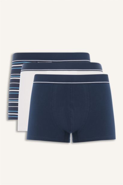 Regular Fit Striped 3 Piece Boxers