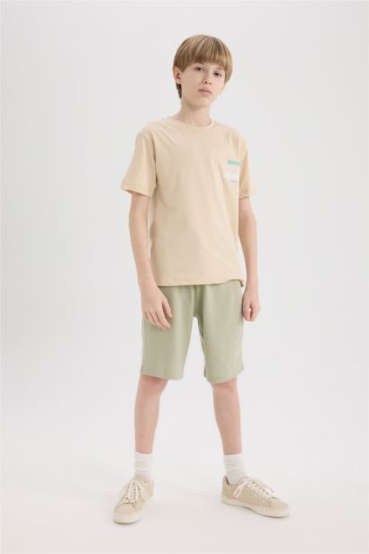 T-shirt à manches courtes Imprimé Col rond Garçon